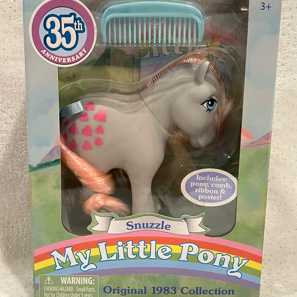 My Little Pony 35th Anniversary Snuzzle Figure Original 1983 Collection